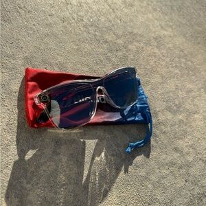 Blenders Red & Blue Frame Sunglasses NIB